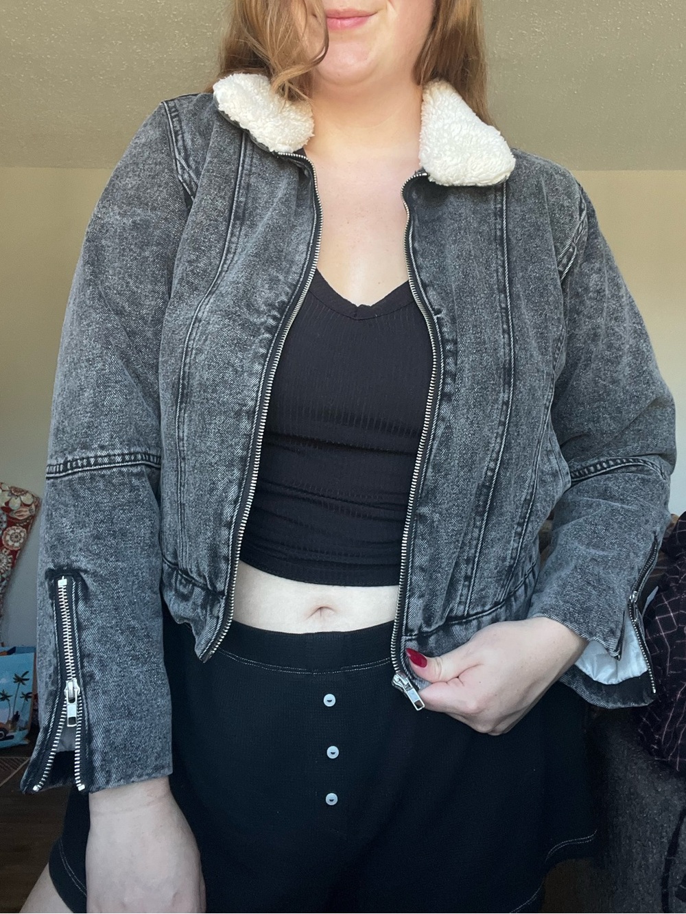 Cropped Denim Jacket